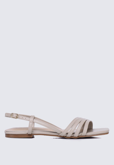 Elsie Comfy Sandals In Almond
