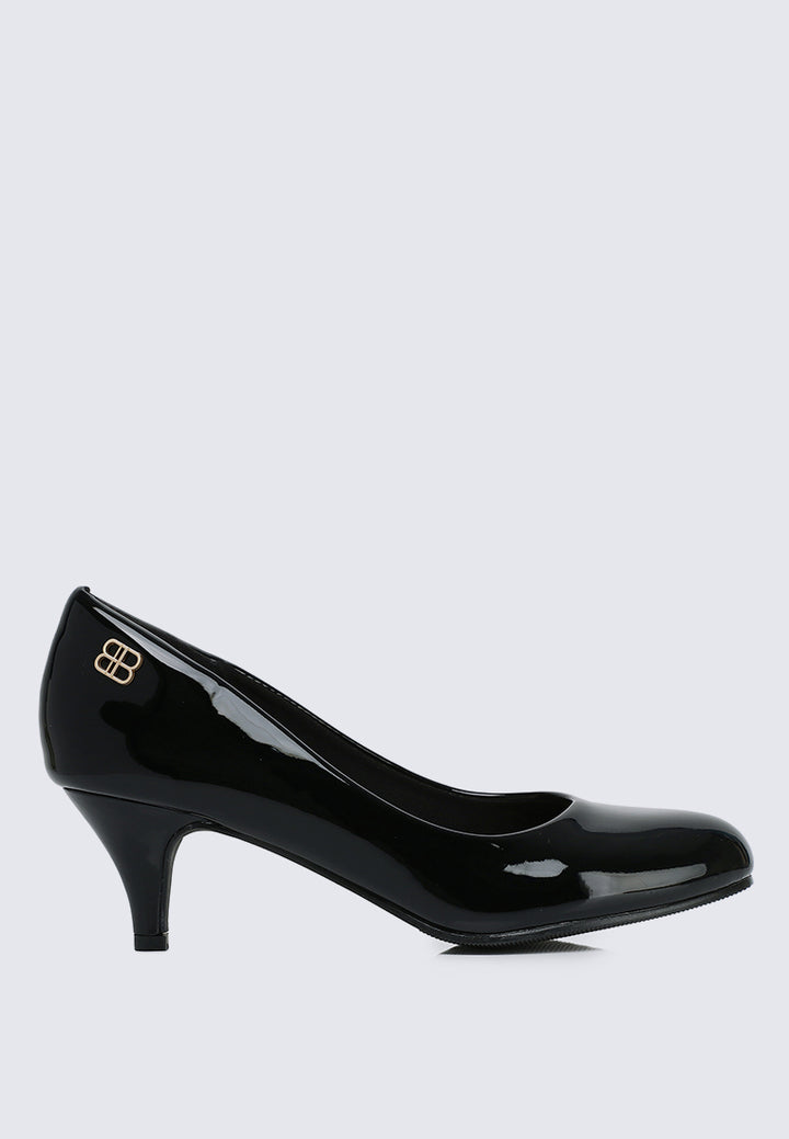 Cindy WideFit Comfy Pumps In Black