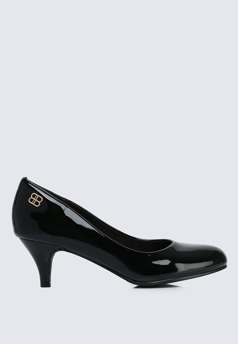 Cindy WideFit Comfy Pumps In Black