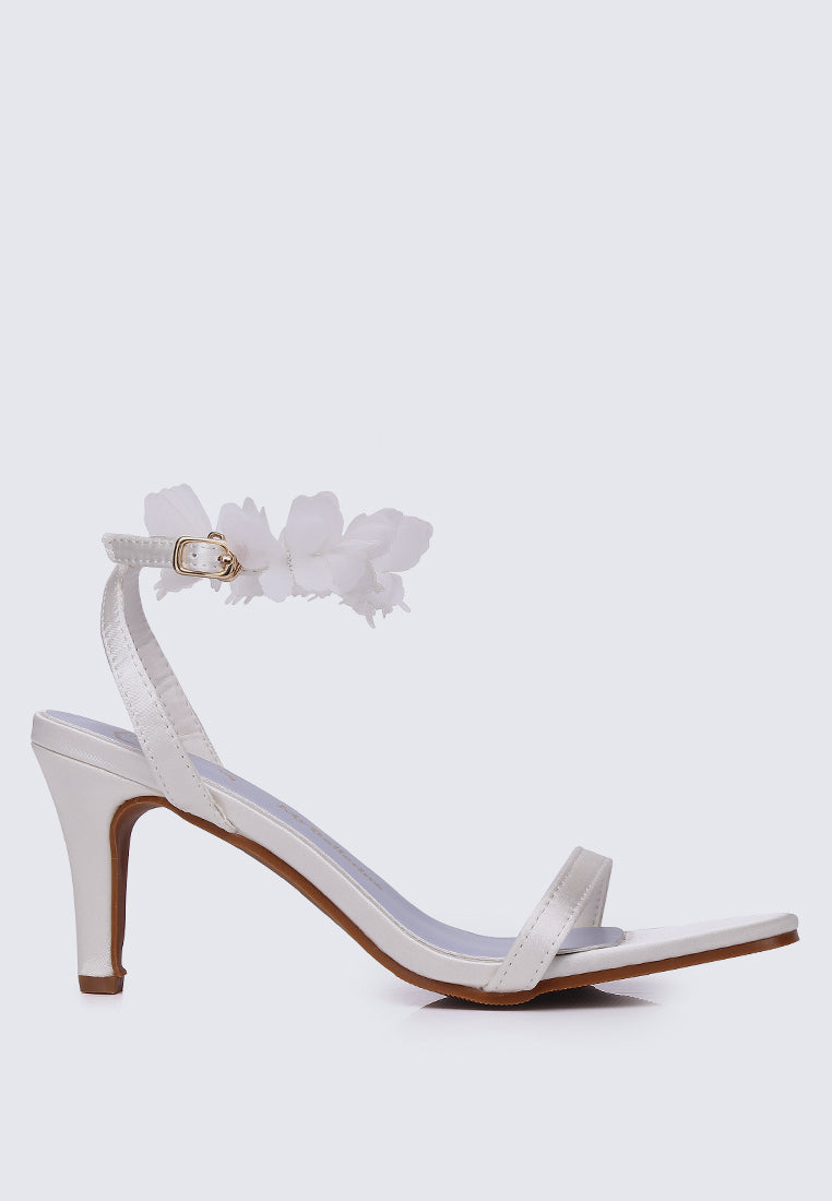 Dreaming of Dancing Comfy Heels In White