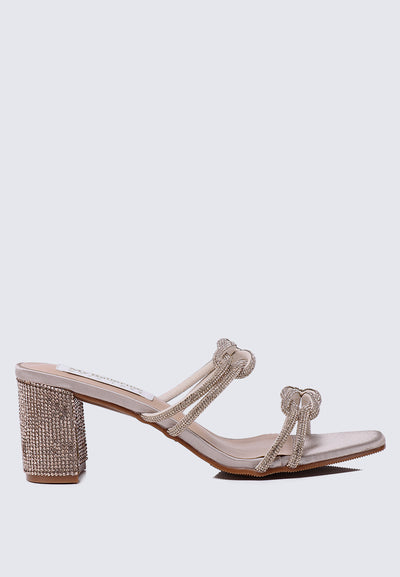 Jamila Comfy Heels In Nude