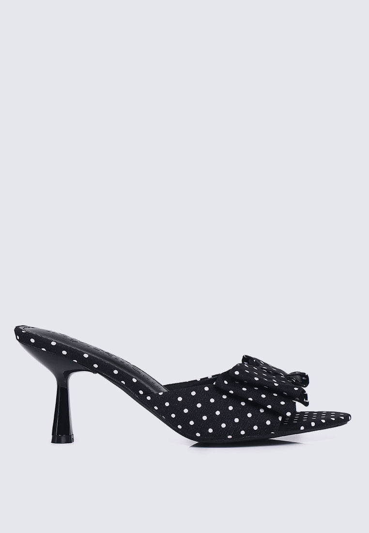 Polina Comfy Heels In Black