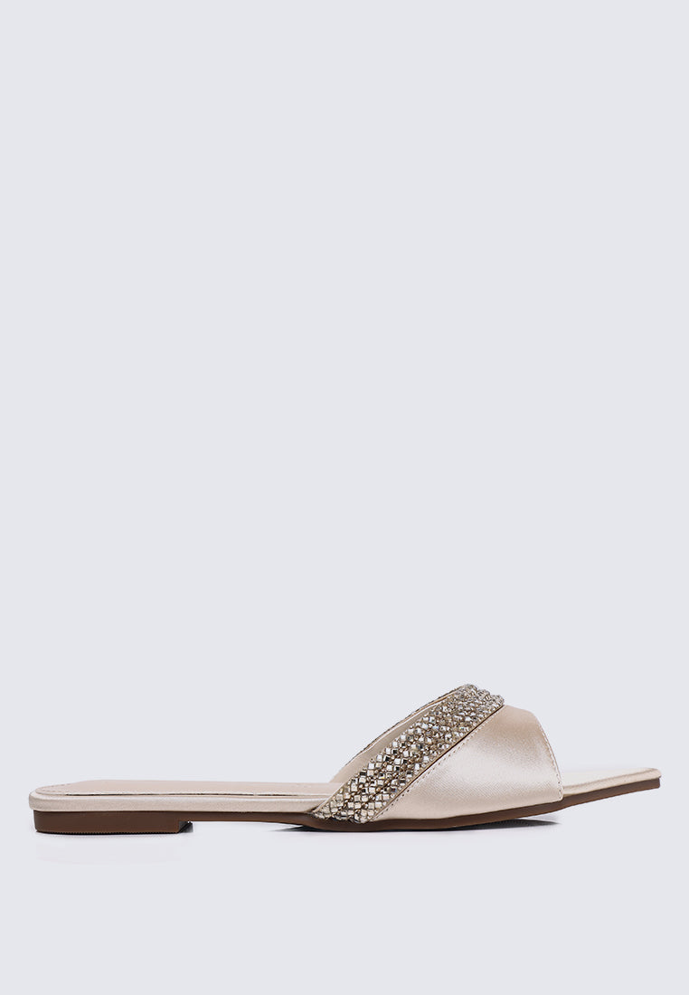 Astra Comfy Sandals In Champagne