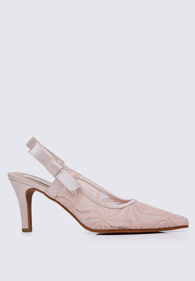 Perry Comfy Heels In Blush