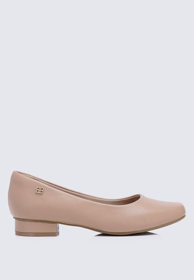 Vyan Comfy Pumps In Almond