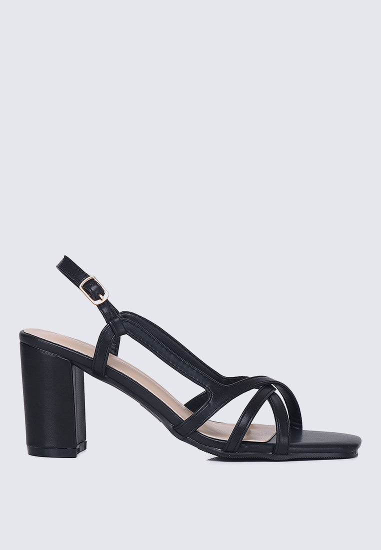 Sooya Comfy Heels In Black