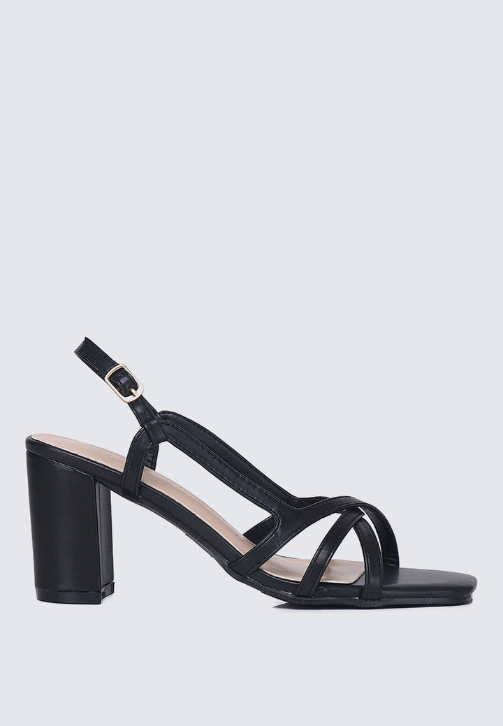 Sooya Comfy Heels In Black