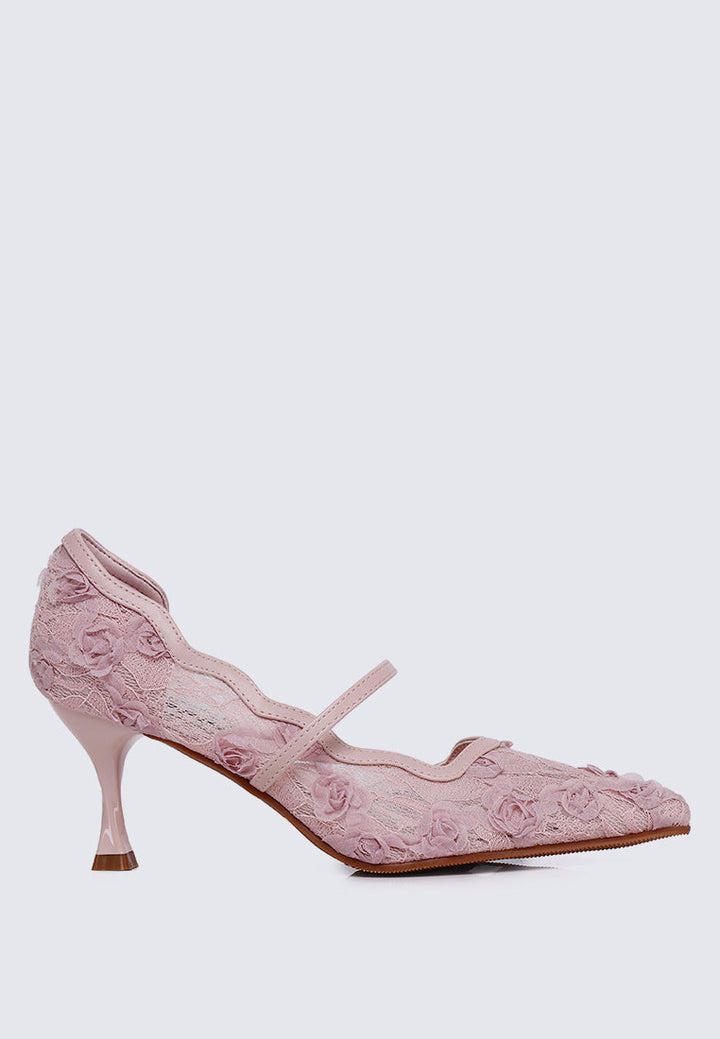 Cristelle Comfy Heels In Pink