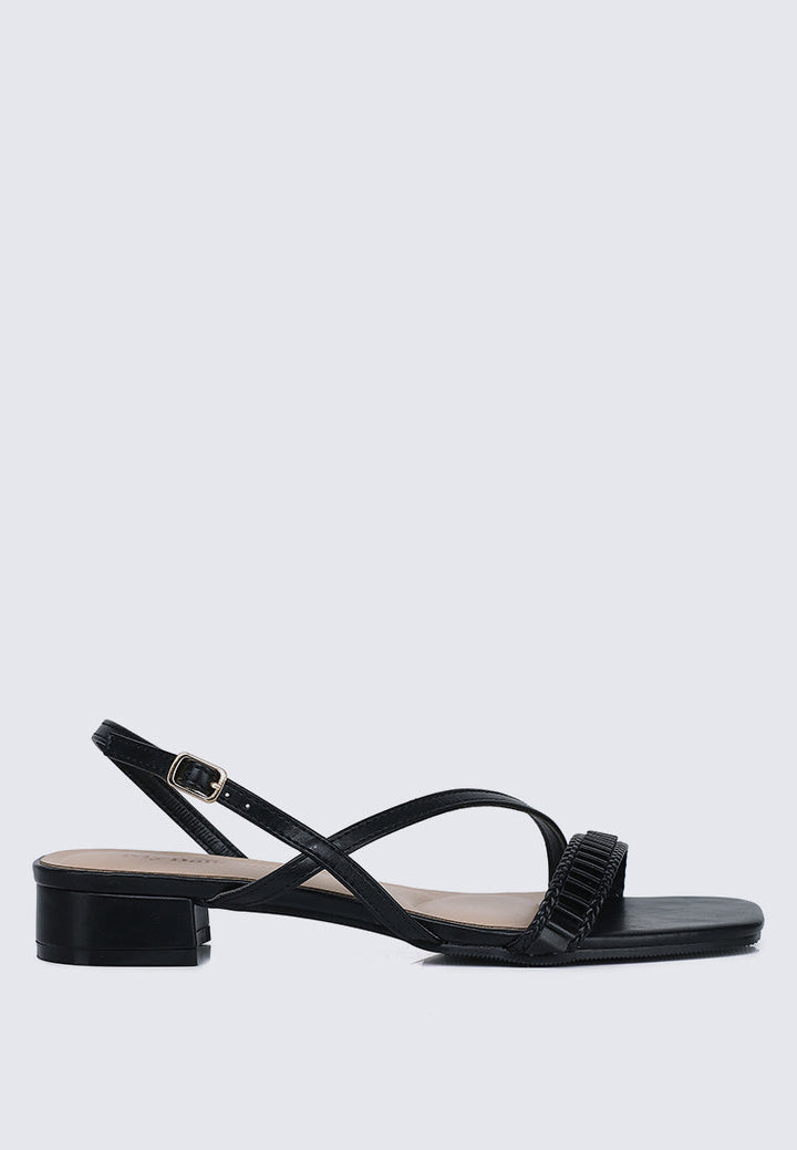Shereen Comfy Sandals In Black