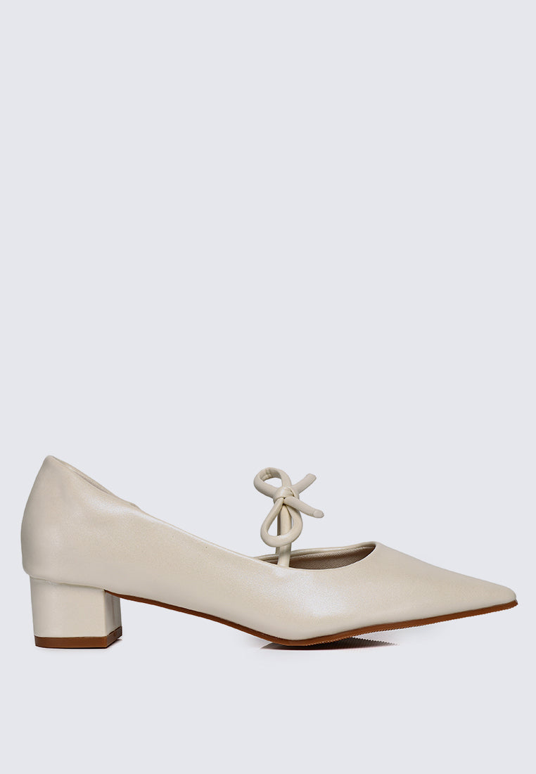 Vivienne Comfy Heels In Ivory