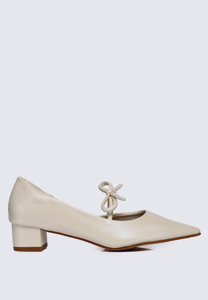 Vivienne Comfy Heels In Ivory