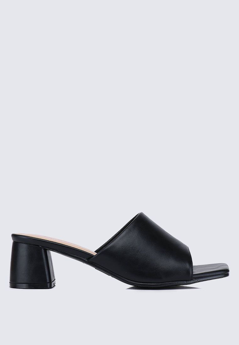 Karissa WideFit Comfy Heels In Black