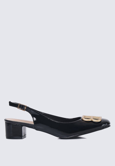 Priya Comfy Heels in Black