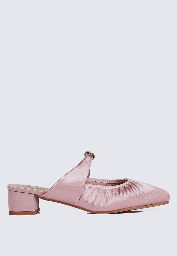 Loue Comfy Heels In Pink