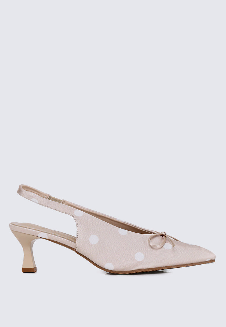 Velora Comfy Heels In Nude