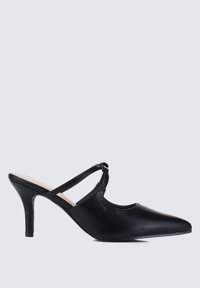 Levia Comfy Heels In Black