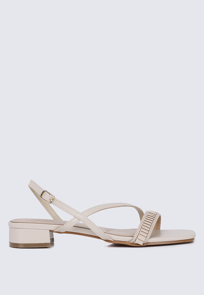 Shereen Comfy Sandals In Beige