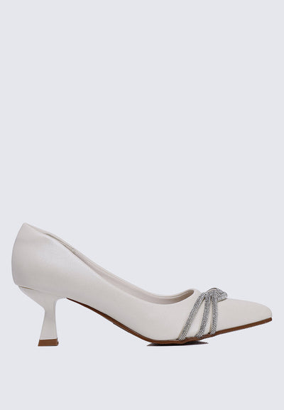 Virorica Comfy Pumps In Ivory