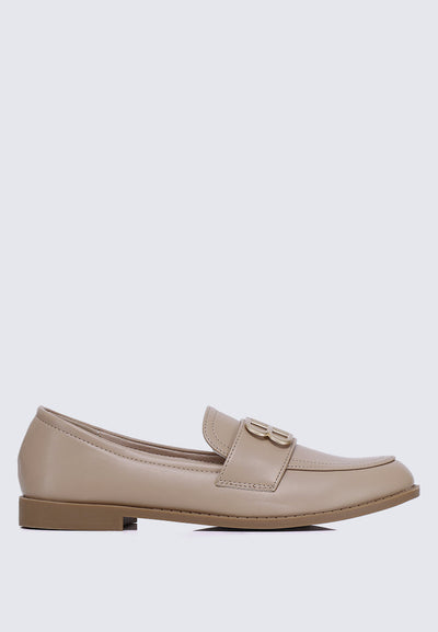 Minetta Comfy Loafers In Nude