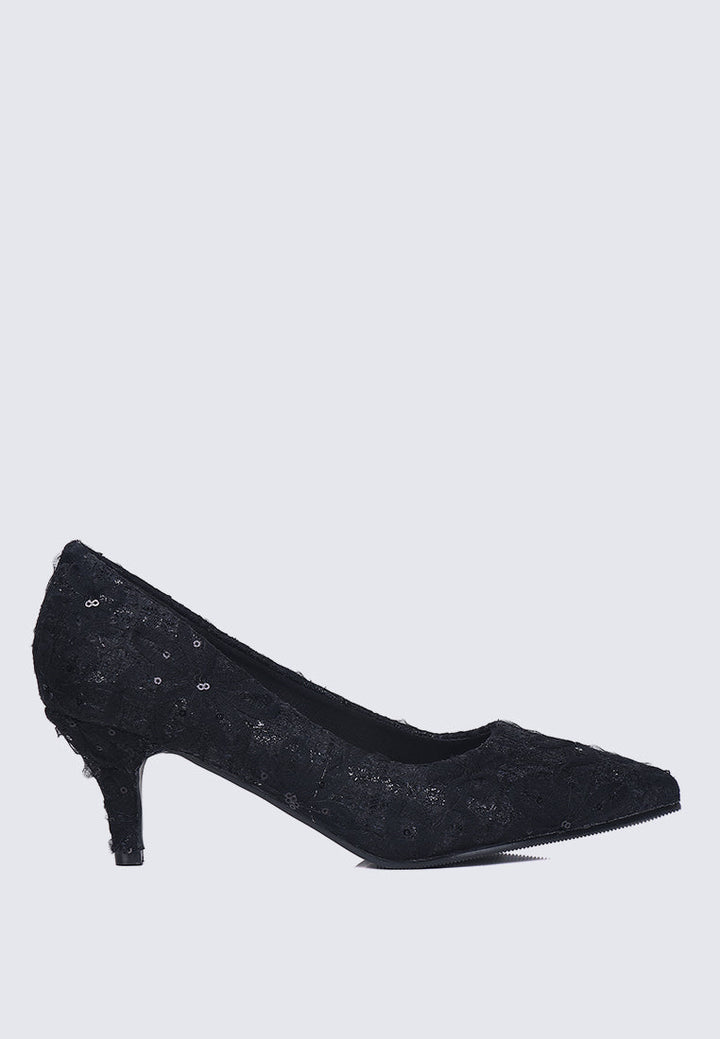 Elara Comfy Pumps In Black