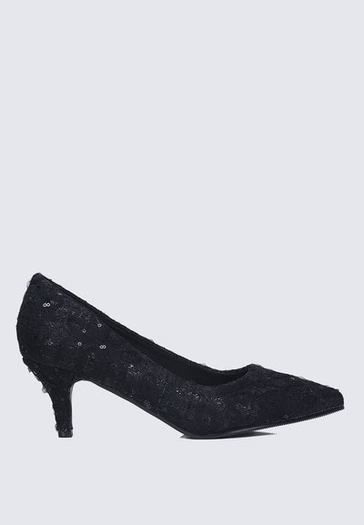 Elara Comfy Pumps In Black