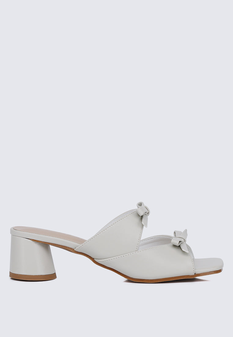 Venus Comfy Heels In Off White
