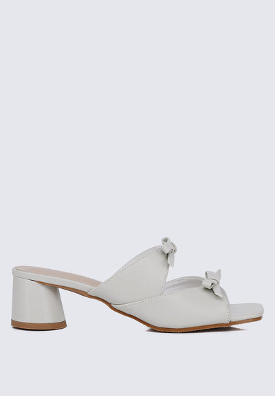 Venus Comfy Heels In Off White