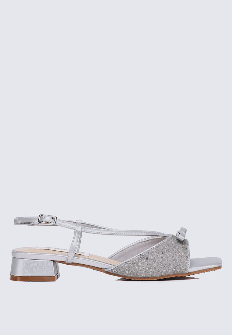 Ophelia Comfy Sandals In Silver