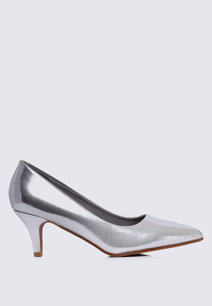 Maureen Comfy Pumps In Silver
