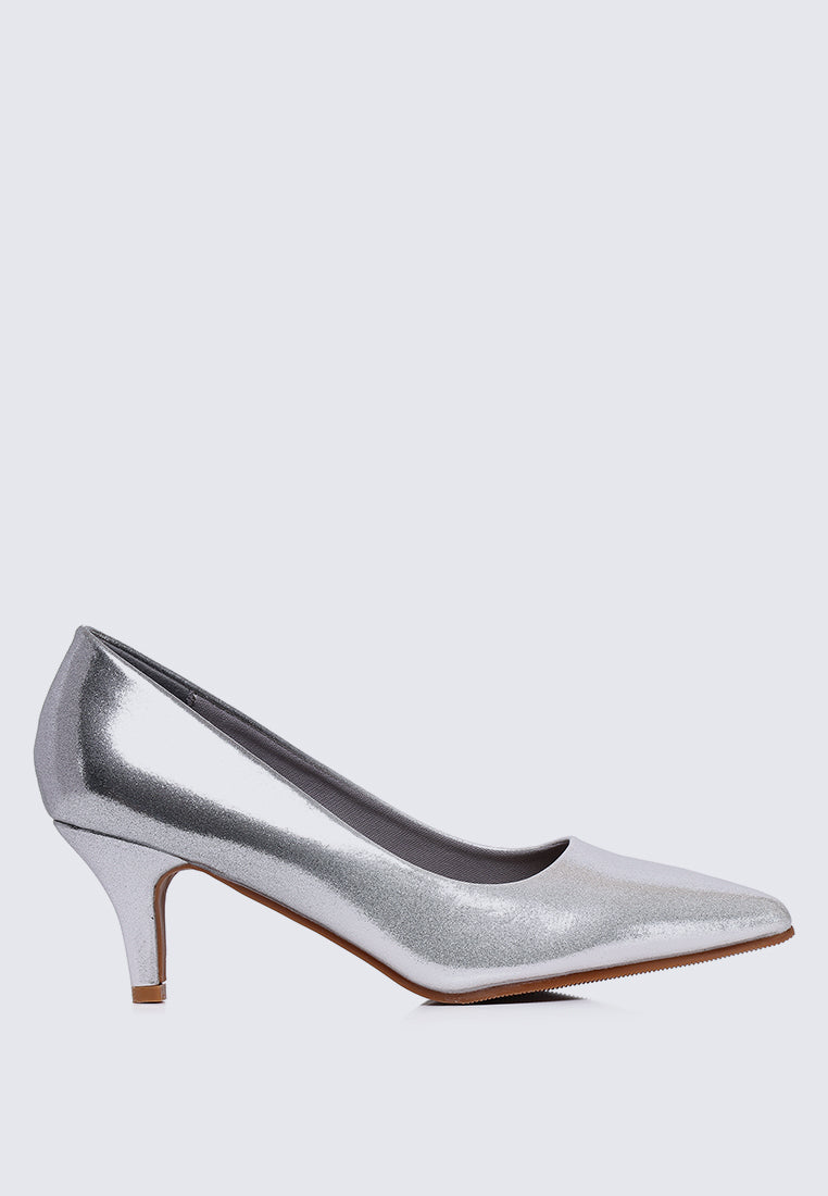 Maureen Comfy Pumps In Silver