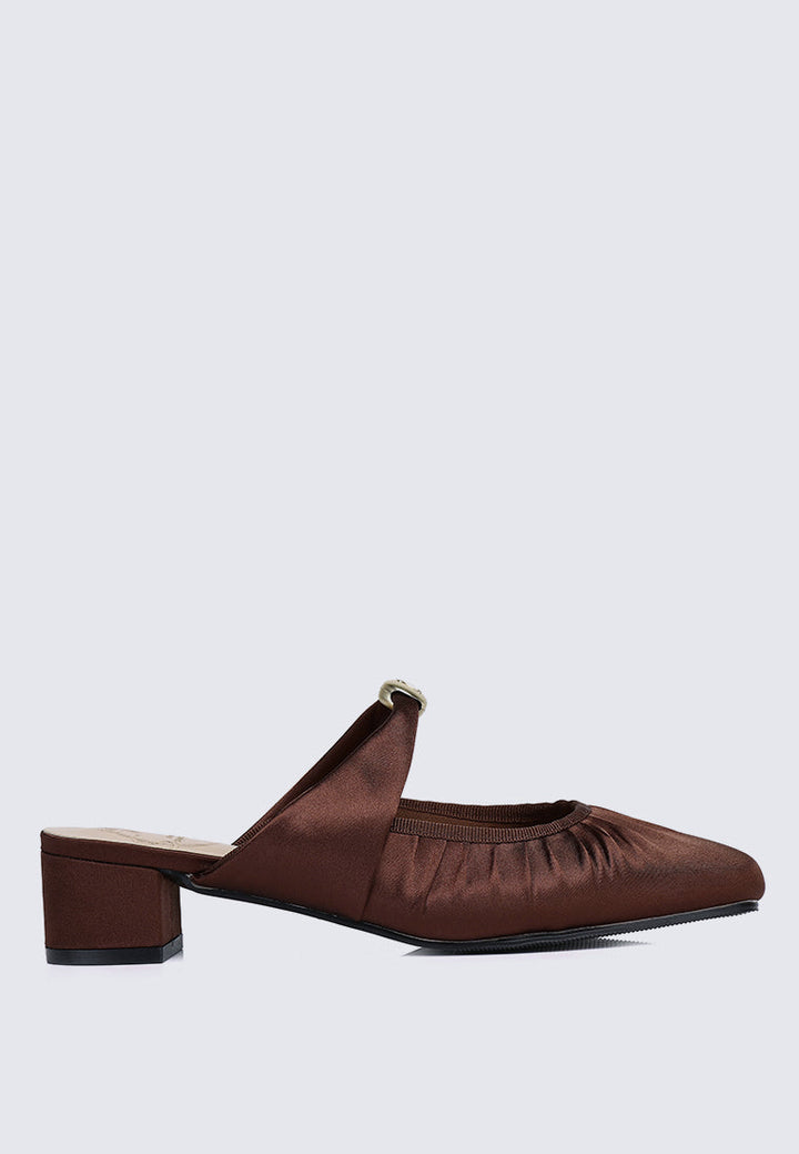Loue Comfy Heels In Coffee