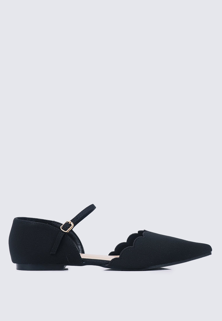 Azzurra Comfy Ballerina In Black