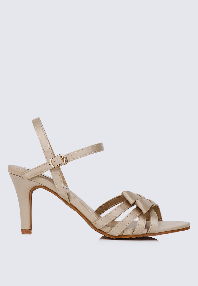 Melissa Comfy Heels In Almond