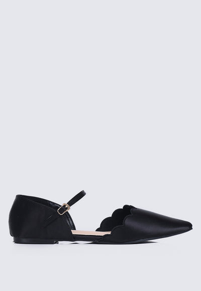 Azzurra Comfy Ballerina In Charcoal