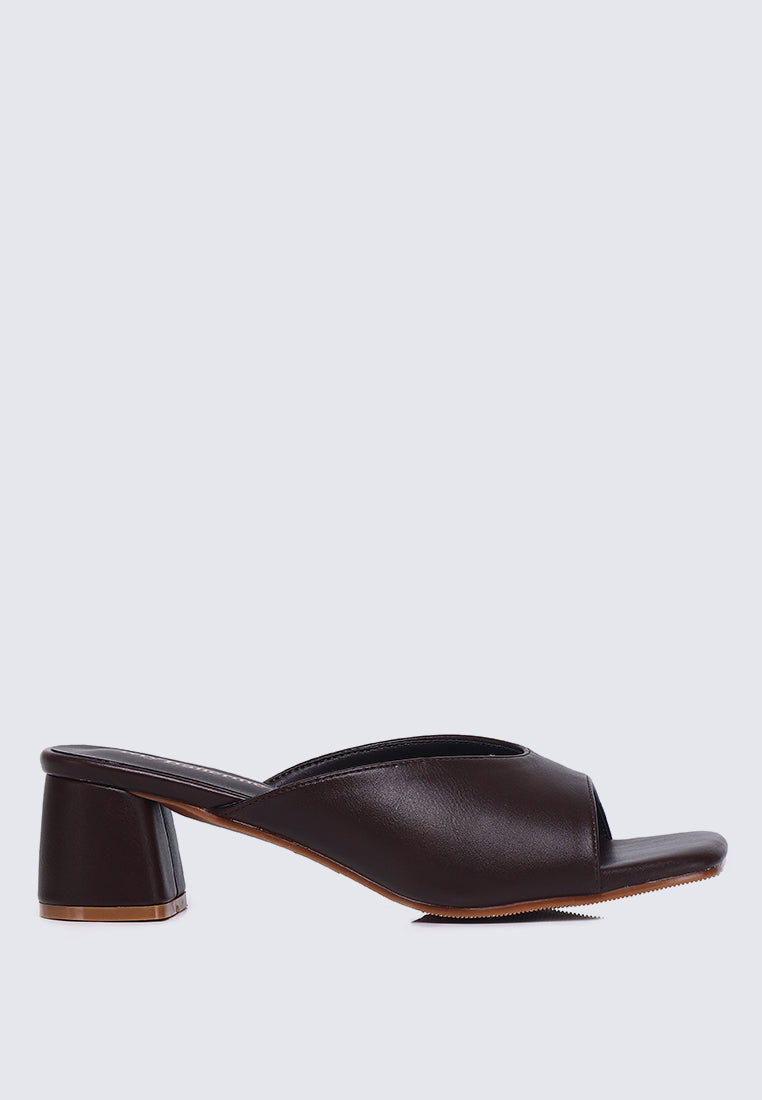 Nami Ultra WideFit Comfy Heels In Espresso