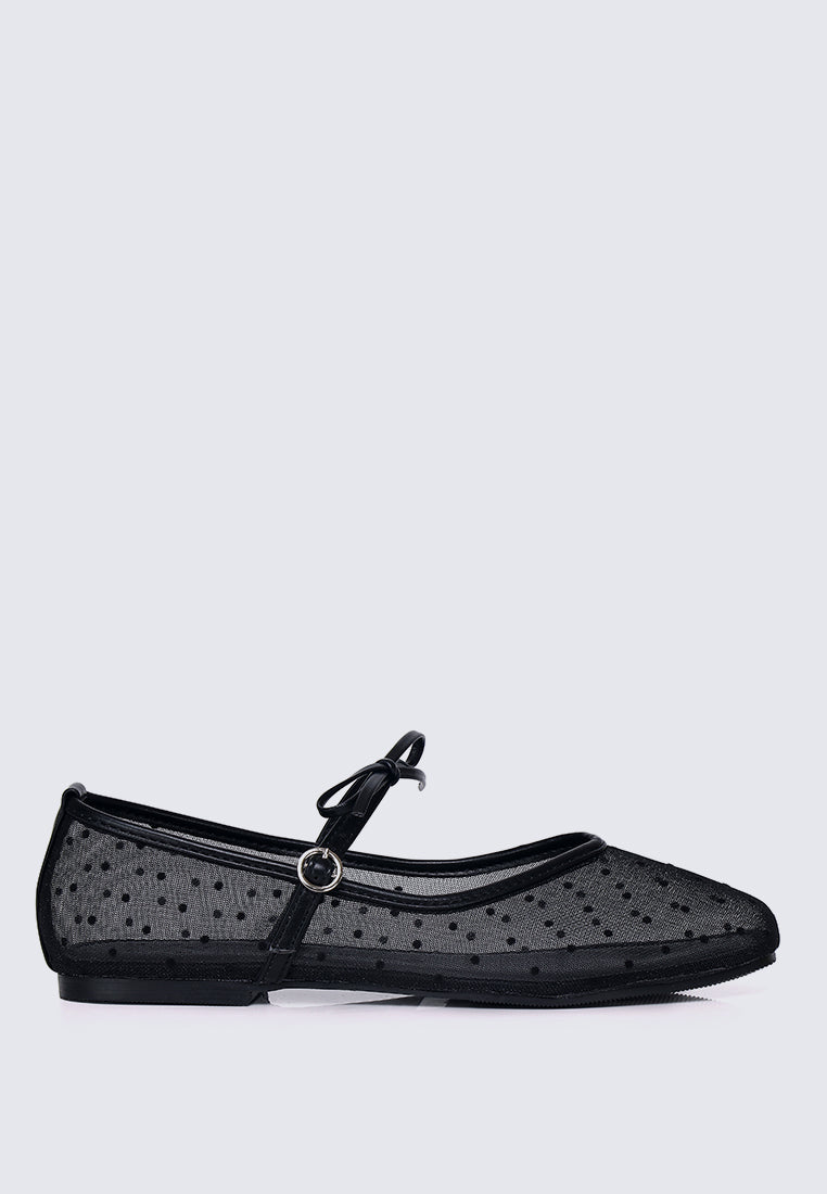 Lilou Comfy Ballerina In Black