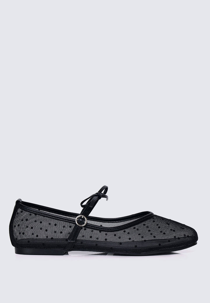 Lilou Comfy Ballerina In Black
