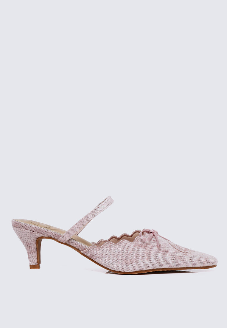 Lisbeth Comfy Heels In Pink