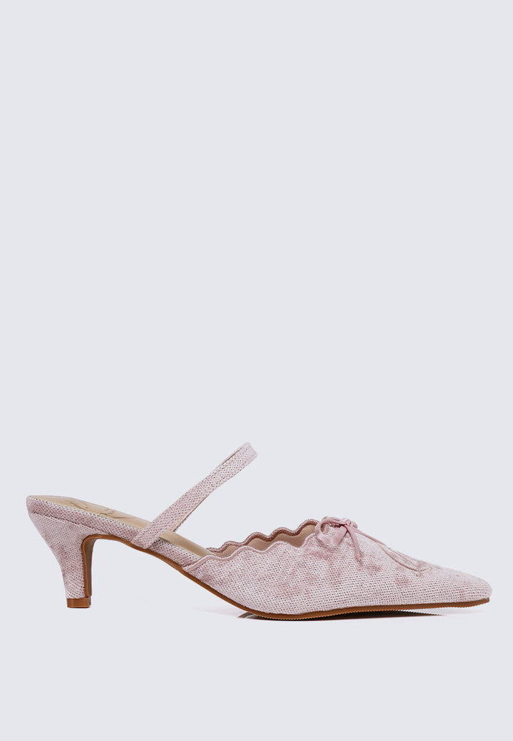 Lisbeth Comfy Heels In Pink