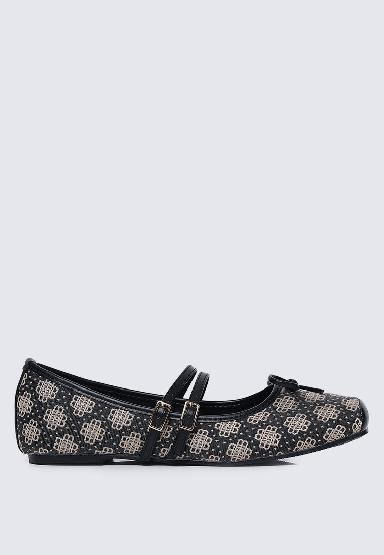 Zahra Comfy Ballerina In Black