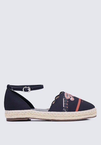 Rasa Sayang Comfy Espadrilles In Black