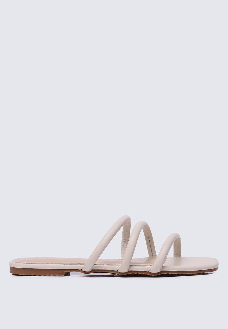 Nevaeh Comfy Sandals In Beige