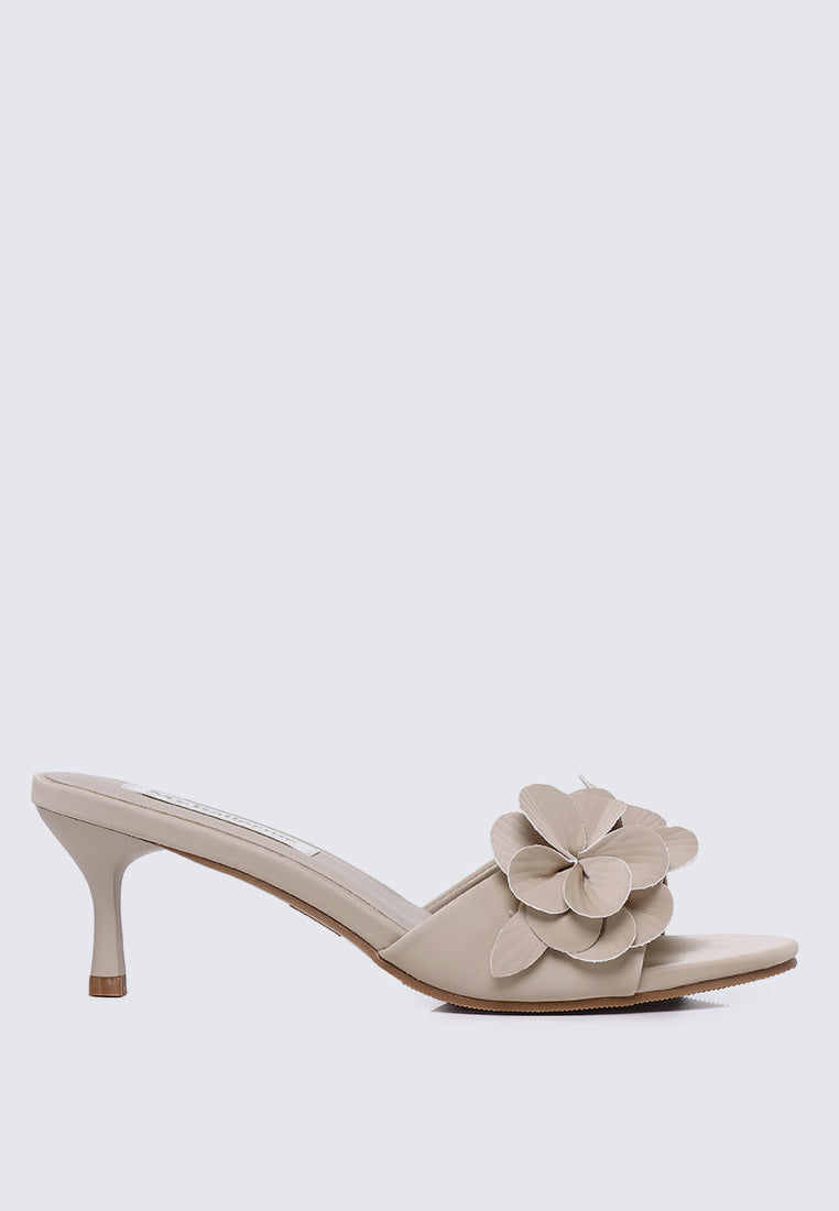 Anneliese Comfy Heels In Nude