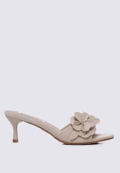 Anneliese Comfy Heels In Nude