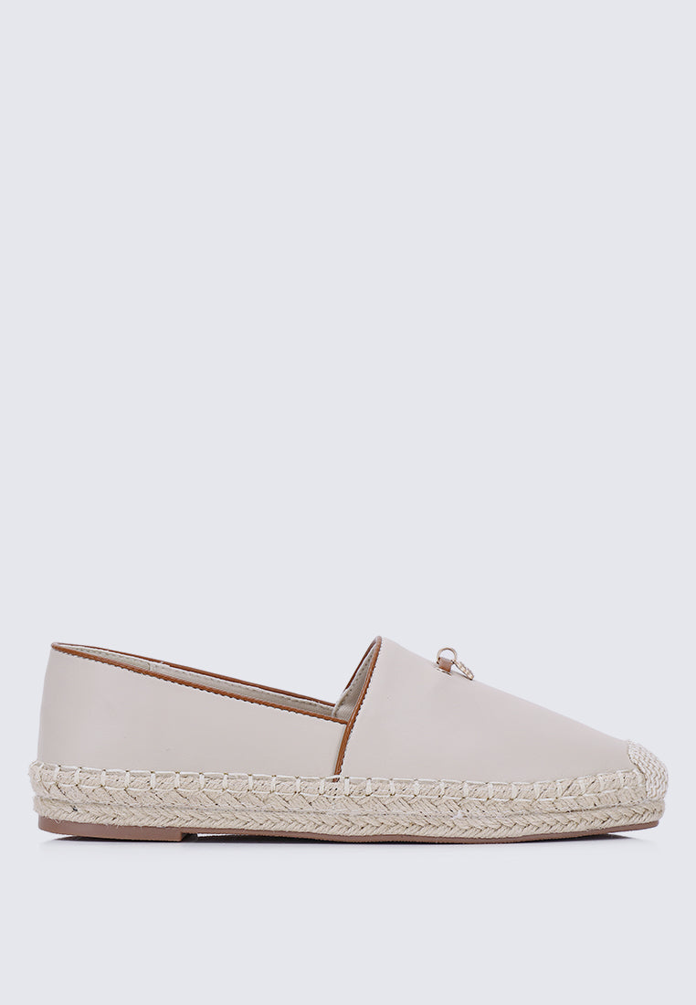 Roberta Comfy Espadrilles In Beige