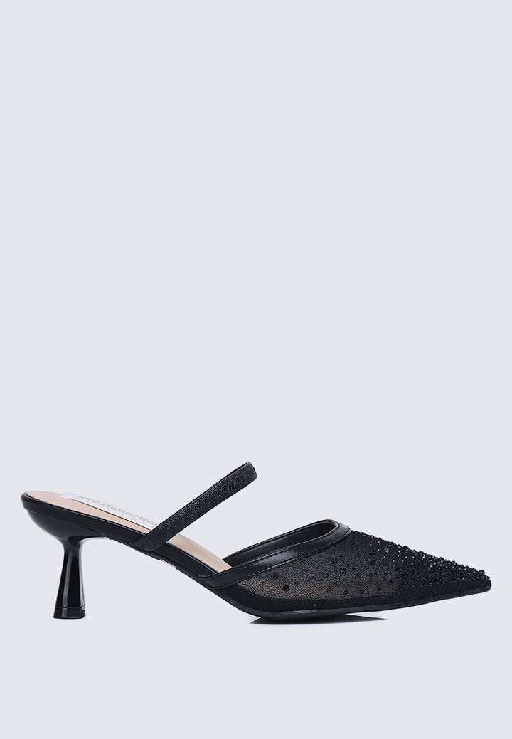 Amelia Comfy Heels In Black
