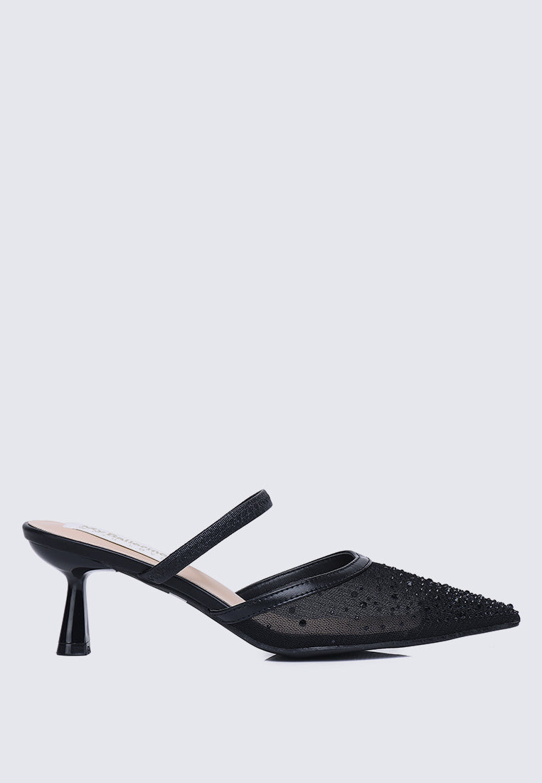 Amelia Comfy Heels In Black