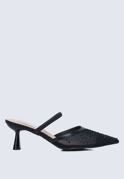 Amelia Comfy Heels In Black