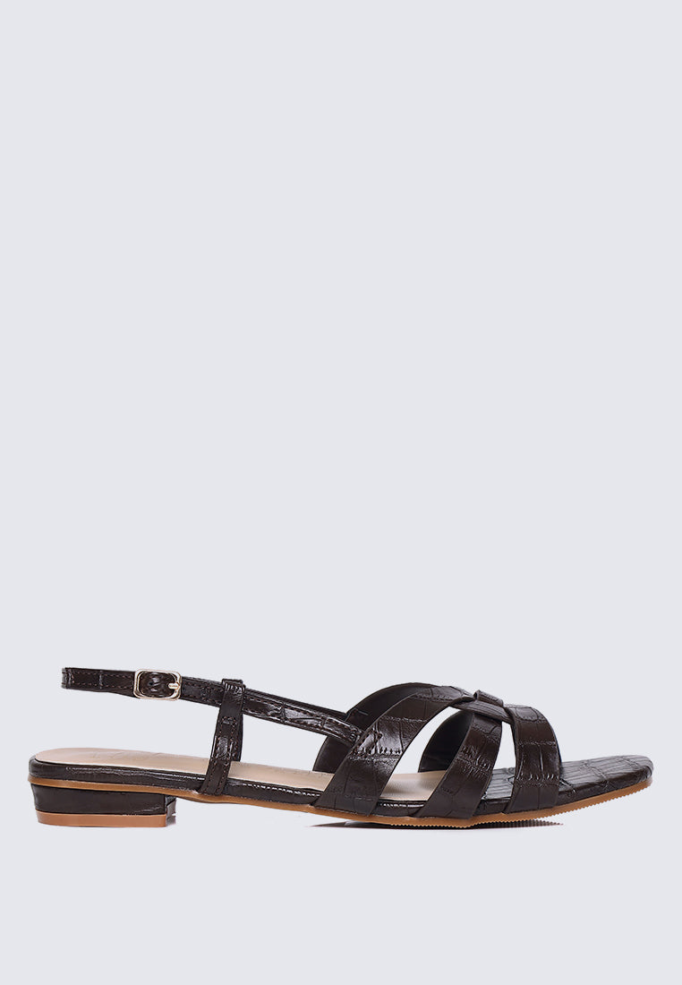 Finley Comfy Sandals In Espresso