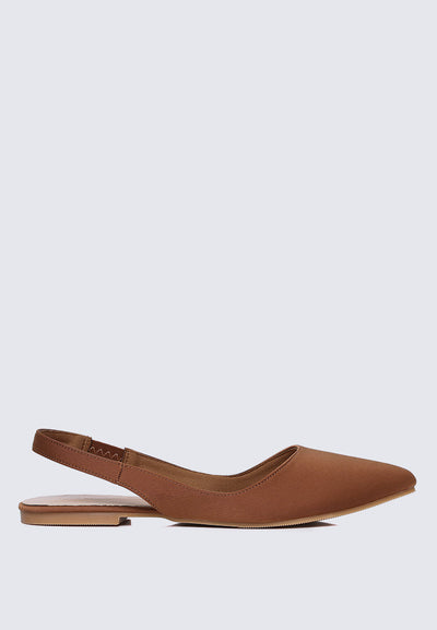 Kate Comfy Ballerina In Brown